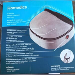 Homedics Gray Shiatsu Massager with Heat